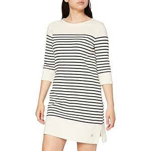 Armor Lux, ile-Tudy dames jurk, Beige (Bi7 Nature/Rich Navy Bi7), 38