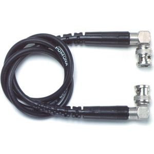 Pomona 4276-C-12 BNC Mannelijke Rechterhoek Connector Kabel met Gegoten Strain Relief, 50 ohm Nominale impedantie, 12"" L (Pack van 2)