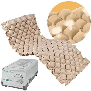 OrtoPrime Anti-decubitus matras, wisselende luchtcellen, met compressor, Silence Comfort, anti-decubitus matras voor bed, 200 x 90 x 7 cm