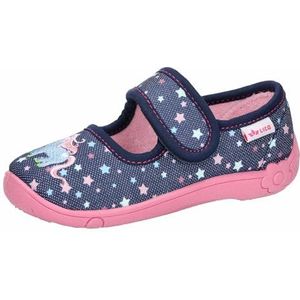 Pantoffels - Blauw - Synthetisch - Klittenbandsluiting