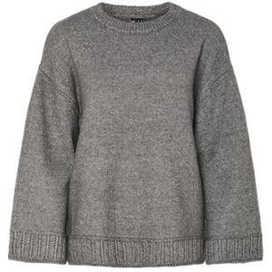 Pcorly - Oversized Trui - Gebreide Trui - Ronde Hals - Lange Mouwen