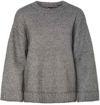 Pcorly - Oversized Trui - Gebreide Trui - Ronde Hals - Lange Mouwen