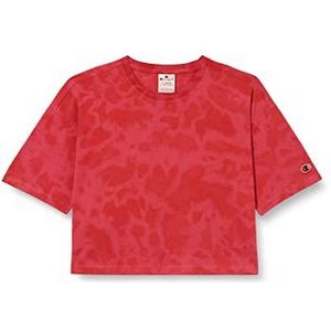 Champion Rochester 1919-Champion Logo Tie Dye oversized T-shirt, fuchsia (FPL), 9-10 jaar meisjes en meisjes, Fuchsia (Fpl)