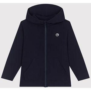 Petit Bateau Sweatshirt met capuchon voor jongens, Blauw, 10 Jaar