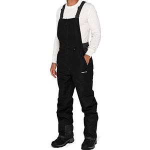 Arctix Heren Essential geïsoleerde Bib overalls, zwart/houtskool, 3XL (48-50W * 30L)