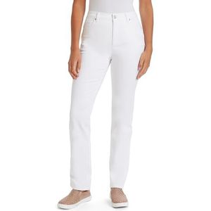 Gloria Vanderbilt womens Amanda Classic High Rise Tapered Jean, Vintage White, 10 Petite Regular