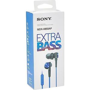 Sony In-Ear Headset Hoofdtelefoon (Extra Bass) Eén Maat Blauw