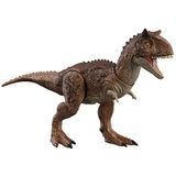 Mattel Jurassic World: Fallen Kingdom Dinosaurus Epische Aanval Vechtende Bijtende Carnotaurus, exclusief actiefiguur, licht en geluid, 2 verwondingszones HND19