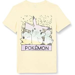 NAME IT Nkfasmette Pokemon Ss Top Box Sky T-shirt voor meisjes, Rose tan., 116 cm