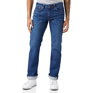 Pepe Jeans Kingston jeans voor heren met ritssluiting, blauw (denim-vx3), 31W / 34L