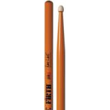 Vic Firth Drumstokken uit de Signature-serie - Dave Weckl Evolution - American Hickory - met houten traanvormige punt - gelakt