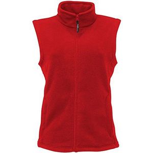 Regatta Microfleece vest voor dames, maat 44, klassiek rood