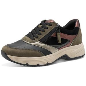 TAMARIS - Comfort Low Sneakers - Olive Comb - Dames