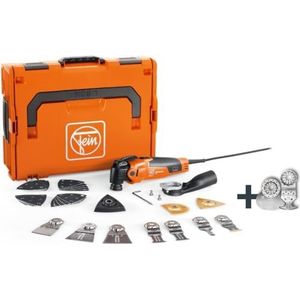 Fein MultiMaster 500 PLUS Edition M 72296774000 Multifunctioneel gereedschap voor demontage/renovatie, multitool voor het zagen van hout en metaal, voor het slijpen, tegels scheiden