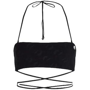 KARL LAGERFELD Iconik 2.0 Handdoek Bandeau, zwart, M