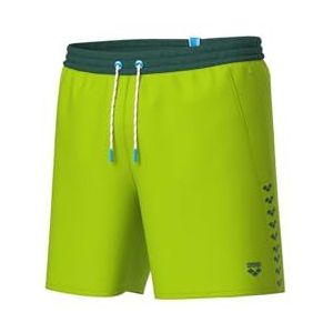 ARENA Team Stripe Beach boxershorts voor heren, Artic Lime Mangrove, S