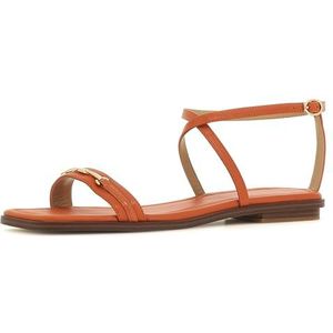 Michael Kors Lena Damessandalen, 37 EU, Oranje Punch, 37 EU