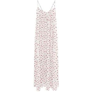 Onlnova Life Vis Roxy Long Dress AOP, cloud dancer, XS