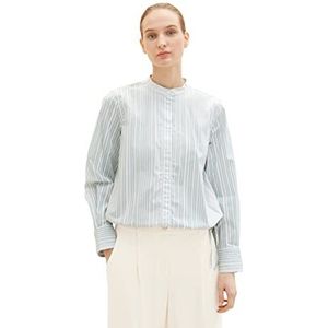 TOM TAILOR Dames blouse 1035262, 31130 - Blue Gradient Stripe, 34