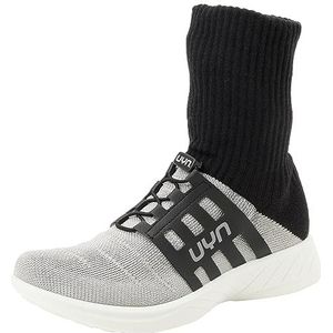 UYN Dames 3D Ribs Sneakers, zilver zwart, 37 EU
