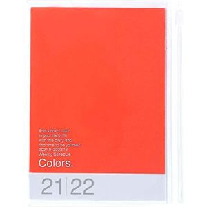 MARK'S 2021/2022 Taschenkalender A6 vertikal, COLORS // Orange
