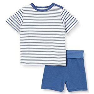 Sanetta Baby-jongens kort blauw peuter pyjama, ink blue, 98 cm