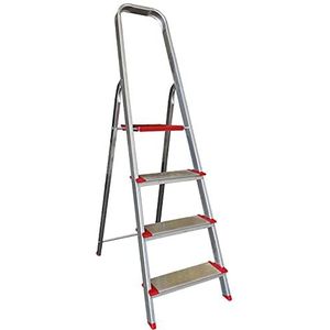 Homelux 990155 Huishoudelijke ladder 12 cm, 3 treden, 4,2 kg