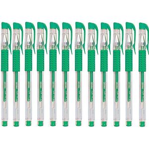 Uchida 500G-4 Marvy Gel Ink Roller 0,5 mm, doos van 12 stuks, groen