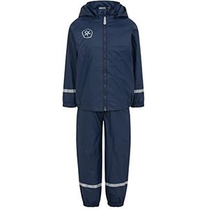 Color Kids Unisex Kids Set PU zonder fleece voering regenjas, Dress Blues, 104