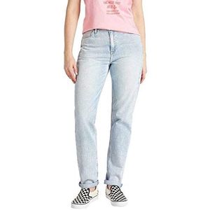 Lee Mom Straight Jeans, voor dames, blauw (GET Light SM), 24W / 31L