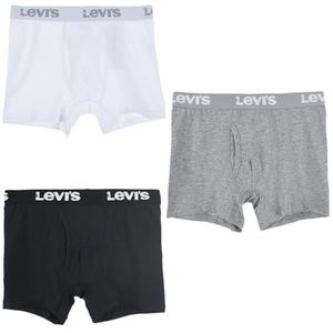 Levi's - Kidswear - Boxershort - Zwart/Grijs mêlee/Wit - Set van 3 stuks