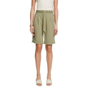 ESPRIT Shorts voor dames, 345/Licht Khaki, 58