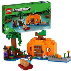 LEGO Minecraft De pompoenboerderij Speelgoed Boerderij Huis Halloween Set met Minifiguren - 21248