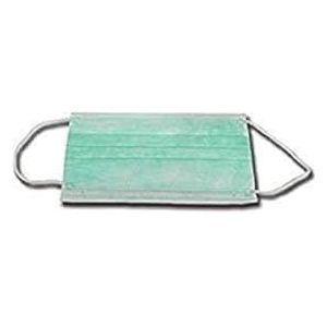 GIMA 25543 chirurg masker met lus, 3-laags, groen, verpakking van 50 stuks