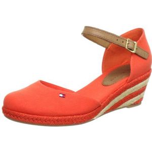 Tommy Hilfiger Elsa 6 sandalen voor dames, Rode Rot Rood Oranje 646, 38 EU