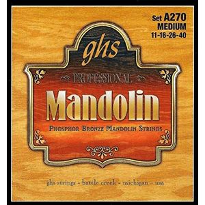 GHS MANDOLIN - fosforbronzen snarenset - A270 - medium