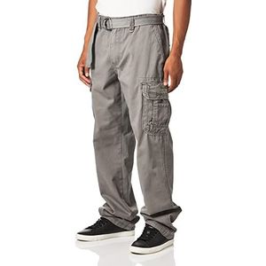 Unionbay Men's Survivor Iv Relaxed Fit Cargo Pant - Reg and Big and Tall Sizes, Grey Goose, 32x34