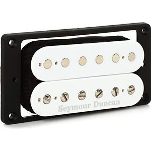 Seymour Duncan TB-4JB-W Humbucker Single Size JB Trembucker Pickup voor elektrische gitaar, wit