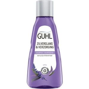 Guhl Zilverglans & Verzorging Mini - Met Paarse Salie en Olie - Voor Grijs of Blond Haar - 50 Milliliter
