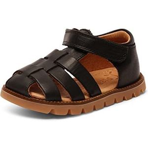 bisgaard Unisex Beka sandalen voor kinderen, zwart, 19 EU
