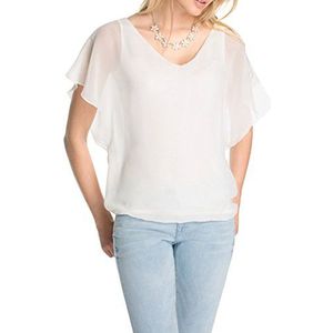Esprit Loose Fit blouse voor dames van zijdeachtig materiaal
