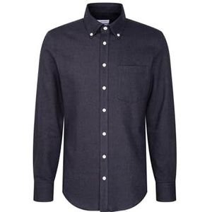 Seidensticker 845633, slim fit lange mouwen casual hemd, 37, grijs, 37