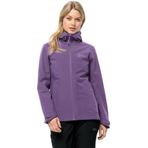 Jack Wolfskin Robury 2L Jkt W Jas, Violet-Ultraviolet, XL Dames, Violet - Ultraviolet, XL