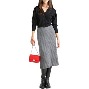 United Colors of Benetton Gebreid vest M/L, Zwart, M