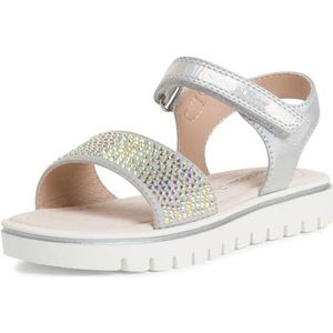 s.Oliver 5-48201-42 platte sandaal, zilver, 39 EU, zilver, 39 EU