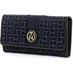 Tommy Hilfiger Elisabetta Large EW BW56927338 dames portemonnees 19x10x3 cm (B x H x D), zwart black midnight 990