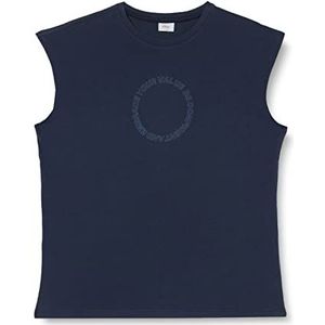 s.Oliver Junior Boy's 2130683 T-shirt, mouwloos, blauw 5952, 104/110, blauw 5952, 104/110 cm