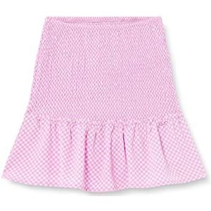 NAME IT Nlfeckali rok voor meisjes, Lila chiffon/Checks: checks, 146 cm