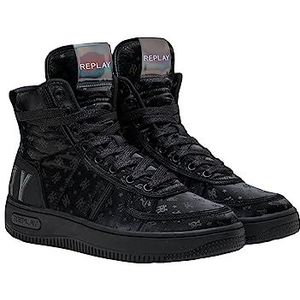 Replay Epic RY Sneakers voor dames, zwart, 39 EU, 003 Black, 39 EU