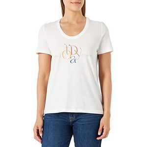 T-shirt met korte mouwen, Weiß, 40